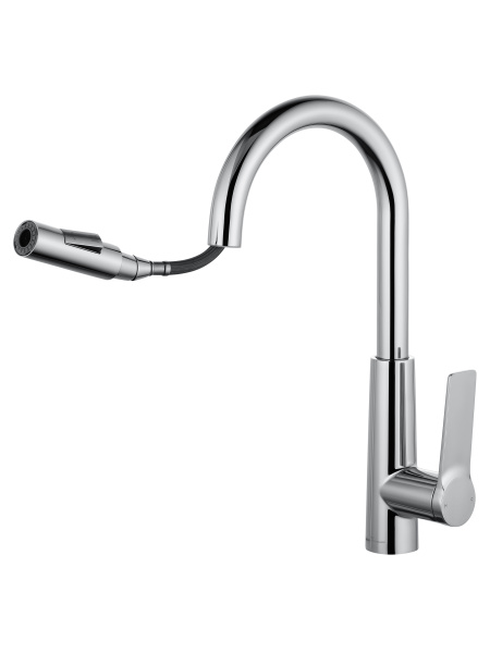 Смеситель для кухни с выдвижным изливом WONZON & WOGHAND, хром WW-A20782-CR Смеситель для кухни с выдвижным изливом WONZON & WOGHAND, хром WW-A20782-CR