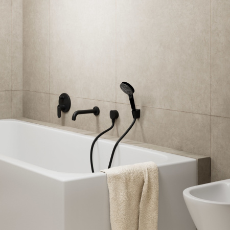 Излив для ванны Hansgrohe Vernis Blend 71420670 черный матовый