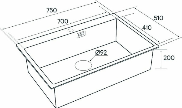Кухонная мойка Paulmark Saar PM807551-BG брашированное золото