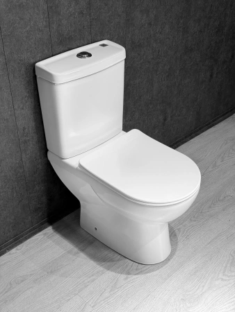 Напольный унитаз с бачком безободковый Gid Concavo Tn2121 белый