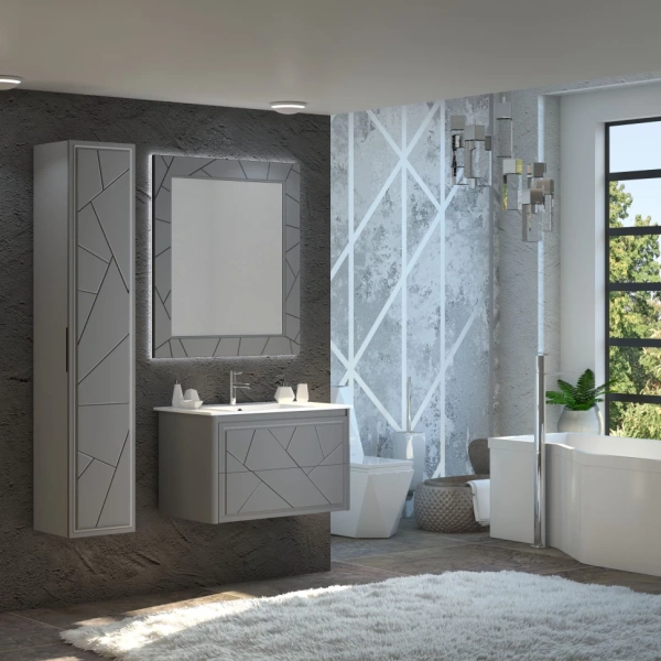 Пенал Opadiris Луиджи универсальный, цвет серый матовый 00-00002599