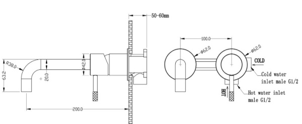Смеситель для раковины Boheme Uno 465-NB