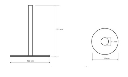 Держатель туалетной бумаги отдельностоящий Bemeta NEO 146203165