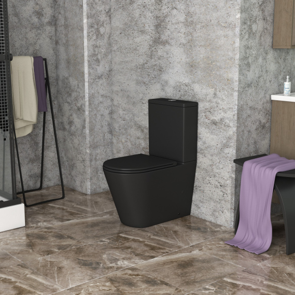 Унитаз напольный безободковый Grossman  GR-4449BMS с сиденьем микролифт