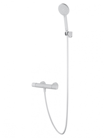 Смеситель для душа с термостатом WONZON & WOGHAND INN 6, белый матовый WW-B2029-A-MW