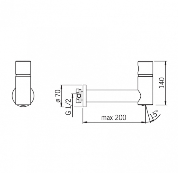 Смеситель для раковины Oras Alessi Il Bagno One 8510 Смеситель для раковины Oras Alessi Il Bagno One 8510