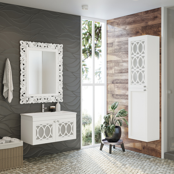 Тумба под раковину Misty Тондо 80  П-Тон09080-012