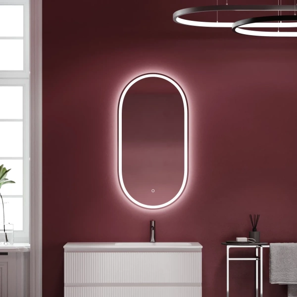 Зеркало с подсветкой Sancos Oval (55х105) OV55F