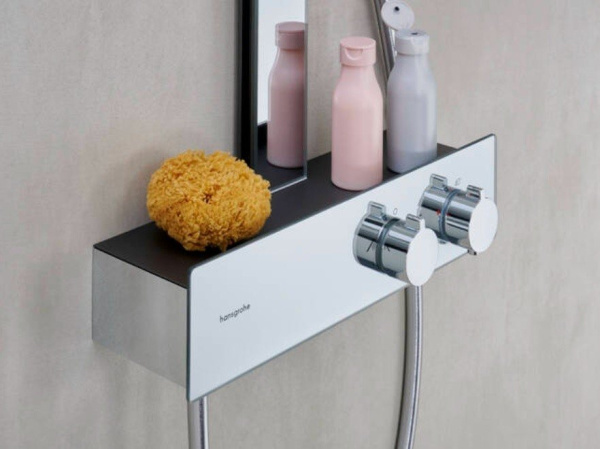 Душевая система с термостатом Hansgrohe Rainfinity Showerpipe 250 1jet 28742000 хром
