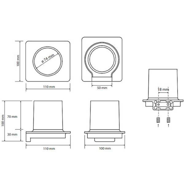 Держатель зубной щетки Bemeta Organic 157111011