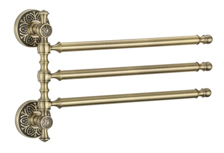 Держатель для полотенец поворотный 3-ой Savol 58с S-005803C