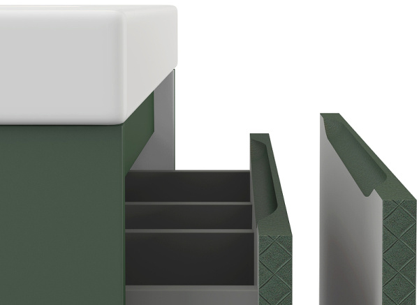 Тумба под раковину Cersanit Grande 64302 зеленый