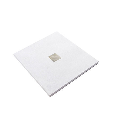 Душевой поддон из искусственного камня  (90х90) Vincea VST-2SR29090W,  белый матовый