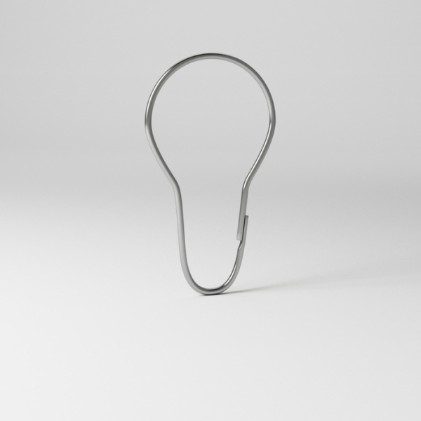 Набор колец  для шторы в ванную комнату Iddis, хром (RINMCH0i15)