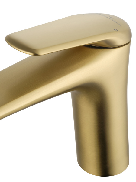 Смеситель для раковины WONZON & WOGHAND Elbe, брашированное золото WW-A41222-BG Смеситель для раковины WONZON & WOGHAND Elbe, брашированное золото WW-A41222-BG
