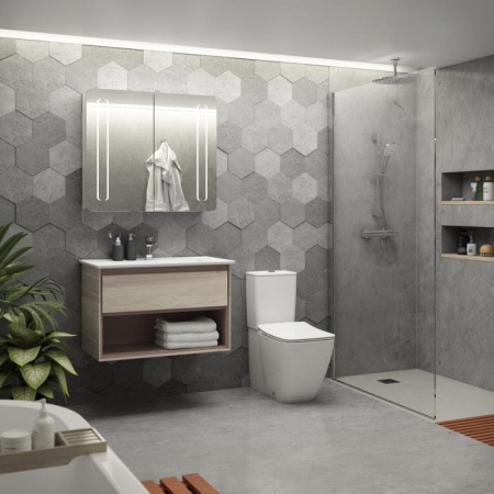 Зеркало-шкаф Ideal Standard Mirror&Light 80 см T3388AL