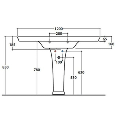Пьедестал Globo Relais RE005.BI