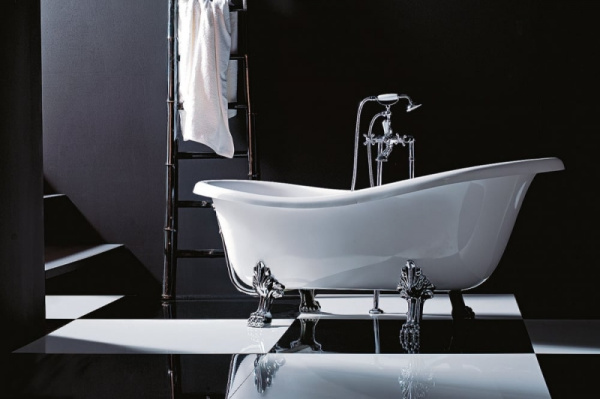 Ванна композитная Tiffany World TW176 bi/cr