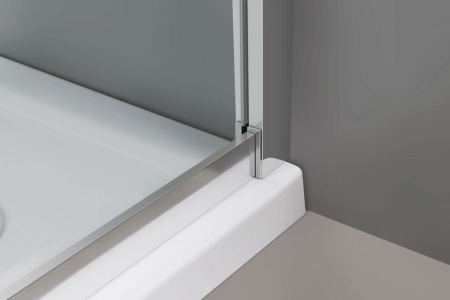 Душевой уголок Vincea  Scala VSQ-2SC100CL (100х100) хром, стекло прозрачное