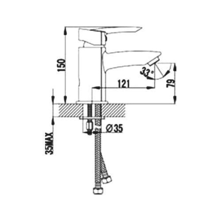 Смеситель для раковины Lemark Mars (LM3506C)