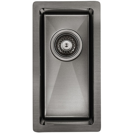 Кухонная мойка Paulmark Klein PM202344-GM вороненая сталь