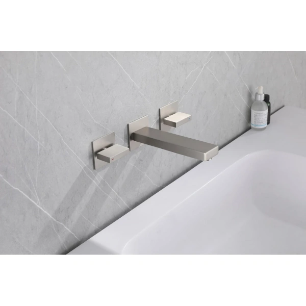 Смеситель ABBER Daheim AF82122SP для раковины скрытого монтажа, сатин