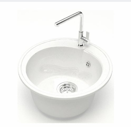 Кухонная мойка Marrbaxx Венди Z4 Z004Q001 белый лёд глянец