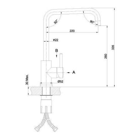 Смеситель для кухонной мойки Lemark Expert (LM5077S)