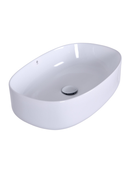 Раковина накладная (54х35) Orange  B07-540W белый глянец