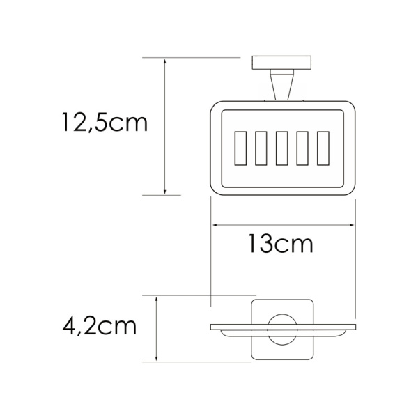 Мыльница решетка WasserKRAFT Rhin K-8769