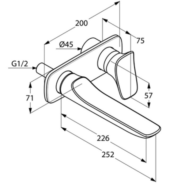 Смеситель для раковины Kludi Ambienta 532450575 Смеситель для раковины Kludi Ambienta 532450575