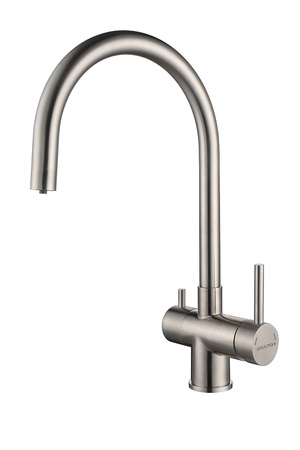Смеситель для кухни с подключением к фильтру  Paulmark Heller He213218-SS