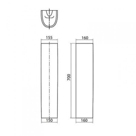 Пьедестал Kolo Freja L77000000