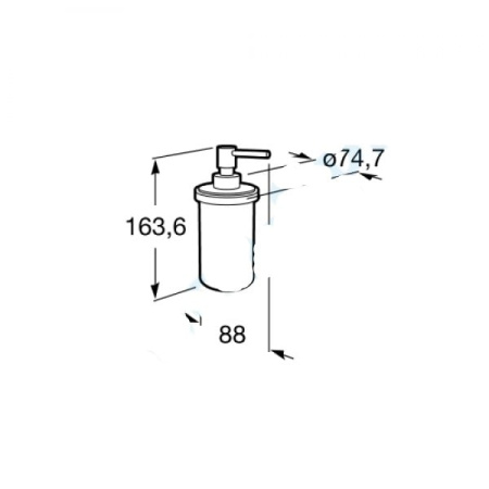 Настольный дозатор для мыла Roca Victoria 816680001