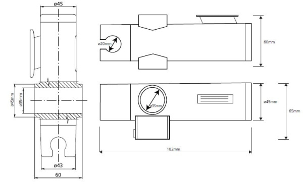 Держатель для душа Bemeta Help 338514372