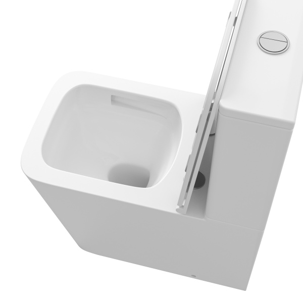 Унитаз напольный безободковый Grossman  GR-4418SQ с сиденьем микролифт