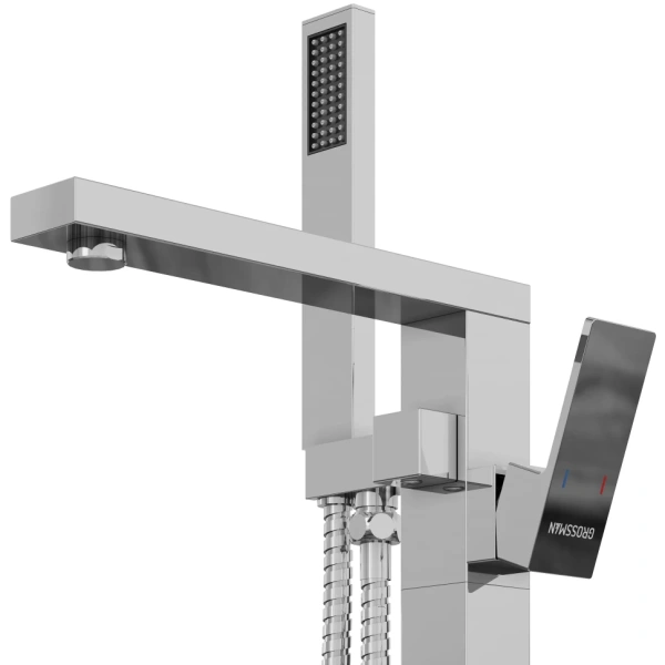 Смеситель напольный для ванны Grossman Falcon 530.K35.08.100 хром глянцевый Смеситель напольный для ванны Grossman Falcon 530.K35.08.100 хром глянцевый