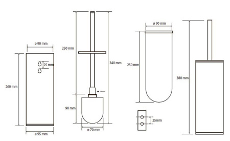 Ершик для унитаза Bemeta Neo 102313069