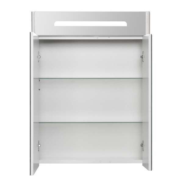 Зеркальный шкаф Aquaton Сильва 60 дуб фьорд 1A216202SIW60