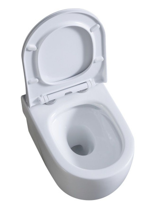 Унитаз подвесной безободковый Art&Max Verona AM012CHRT/SC микролифт