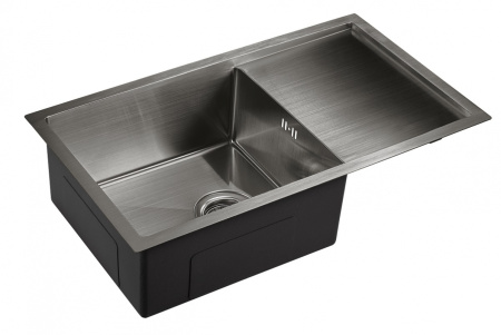 Кухонная мойка (70х40) EMAR EMB-124 PVD Nano Dark