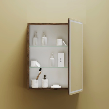 Зеркало-шкаф с подсветкой Sancos Mirror (59х74) MI60ECH