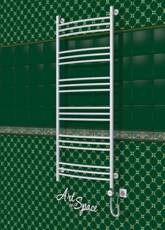 Электрический полотенцесушитель с функцией быстрой сушки ArtofSpace ARTICO EAAO6001500RAL9016RP