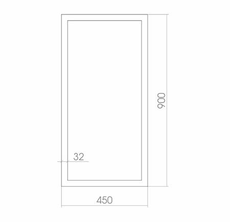 Зеркало (45х90) Silver Mirrors   Модена ФР-00000321
