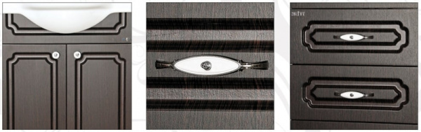 Мебель для ванной Misty  АЛЕКСАНДРА - 55 прямая