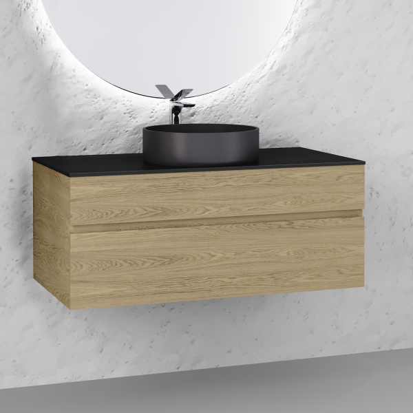 Тумба RAVAL Decent 100 подвесная Дуб сонома Dec.01.100/P/DS/RL