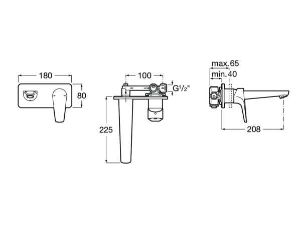 Смеситель для раковины Roca Atlas 5A3590C00