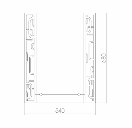 Зеркало (54х68) Silver Mirrors  Электра ФР-00000787