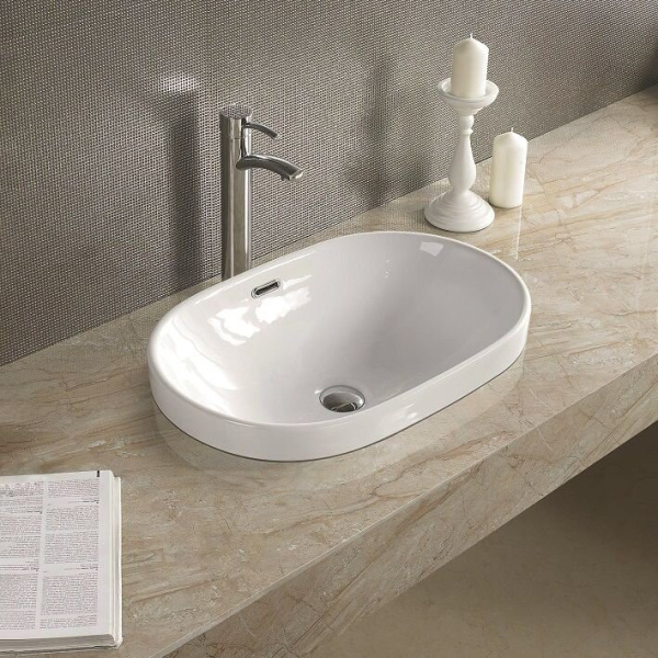 Раковина встраиваемая сверху (61х40) Gid S1004