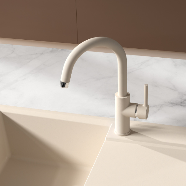 Смеситель для кухни Lemark COMFORT шампань LM3073PSH